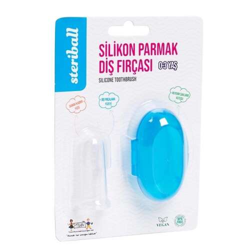 Steriball Hijyenik Silikon Parmak Fırça - 3