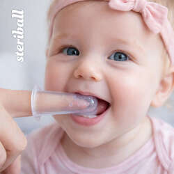 Steriball Hijyenik Silikon Parmak Fırça - 3