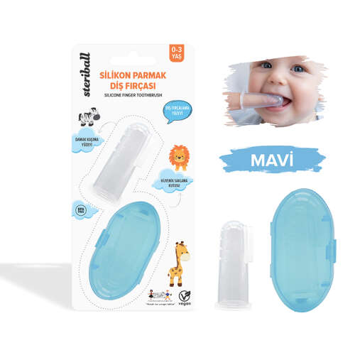 Steriball Hijyenik Silikon Parmak Fırça - 4