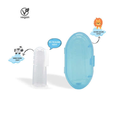 Steriball Hijyenik Silikon Parmak Fırça - 5