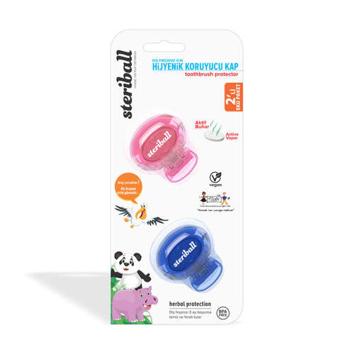 Steriball Kids Hijyenik Koruyucu Kap 2 li Paket - Steriball
