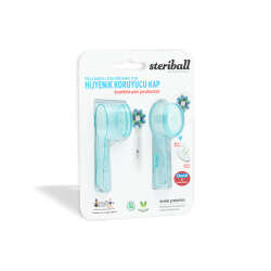 Steriball Pilli veya Şarjlı Diş Fırçaları İçin Hijyenik Diş Fırçası Kabı - Açık Mavi - 1