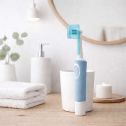 Steriball Pilli veya Şarjlı Diş Fırçaları İçin Hijyenik Diş Fırçası Kabı - Açık Mavi - 3