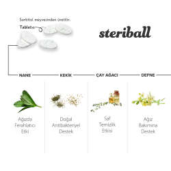 Steriball Pilli veya Şarjlı Diş Fırçaları İçin Hijyenik Diş Fırçası Kabı - Kırmızı - 2