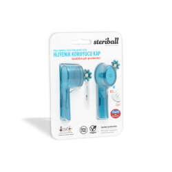 Steriball Pilli veya Şarjlı Diş Fırçaları İçin Hijyenik Diş Fırçası Kabı - Mavi - 1