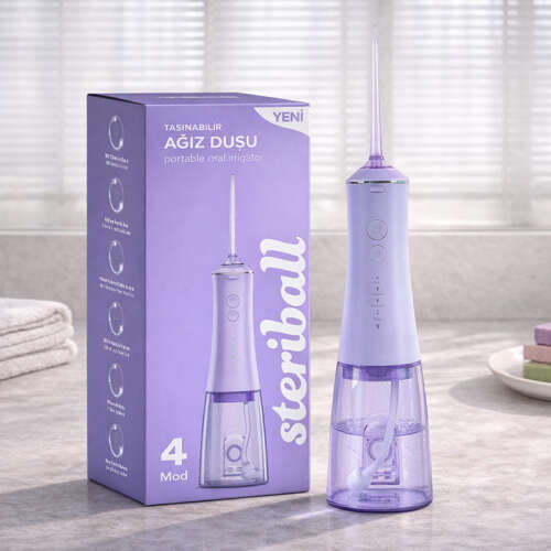 Steriball Taşınabilir Ağız Duşu - Lila - 6