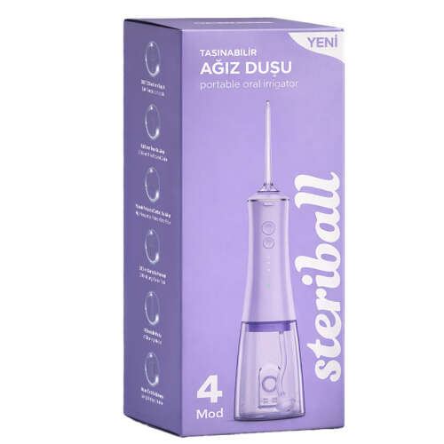 Steriball Taşınabilir Ağız Duşu - Lila - Steriball