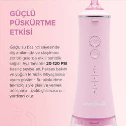 Steriball Taşınabilir Ağız Duşu - Pembe - 4