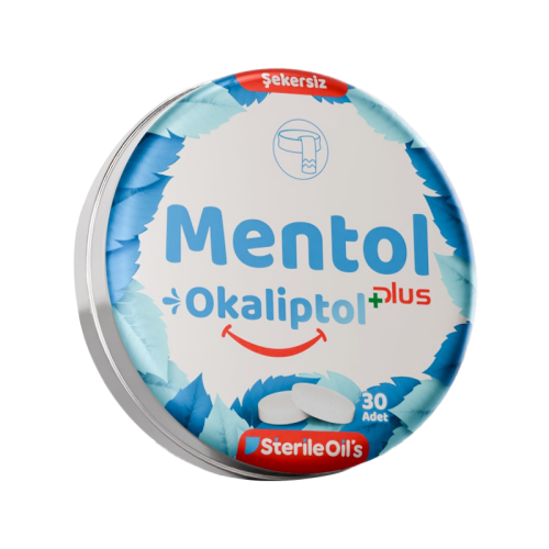 Sterile Oils Mint Okaliptus Şekersiz Pastil 30 Adet - 1