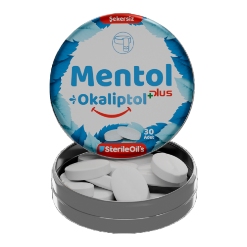 Sterile Oils Mint Okaliptus Şekersiz Pastil 30 Adet - 2