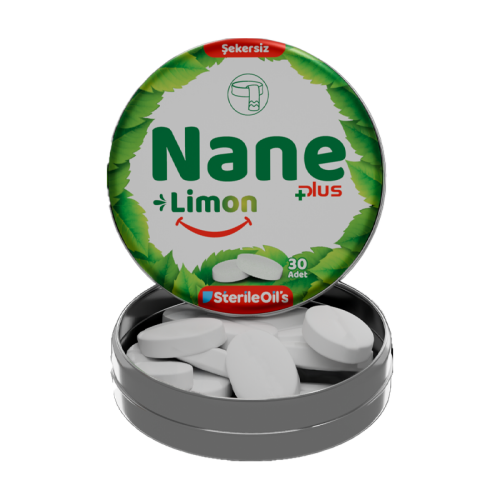Sterile Oils Nane ve Limon Şekersiz Pastil 30 Adet - 2