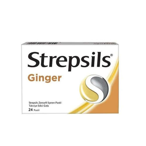 Strepsils Ginger Zencefil 24 Pastil - Strepsils Herbal