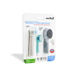 Streriball Pilli Şarjlı Diş Fırçanız için Yedek Başlık + Hijyenik Koruyucu Kap - 1