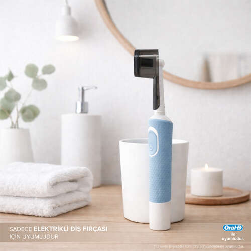 Streriball Pilli Şarjlı Diş Fırçanız için Yedek Başlık + Hijyenik Koruyucu Kap - 5