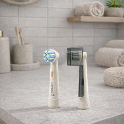 Streriball Pilli Şarjlı Diş Fırçanız için Yedek Başlık + Hijyenik Koruyucu Kap - 6