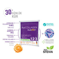 Suda Collagen Multiform+ Magnesium 30 x 15 gr - Portakal Aromalı - 2