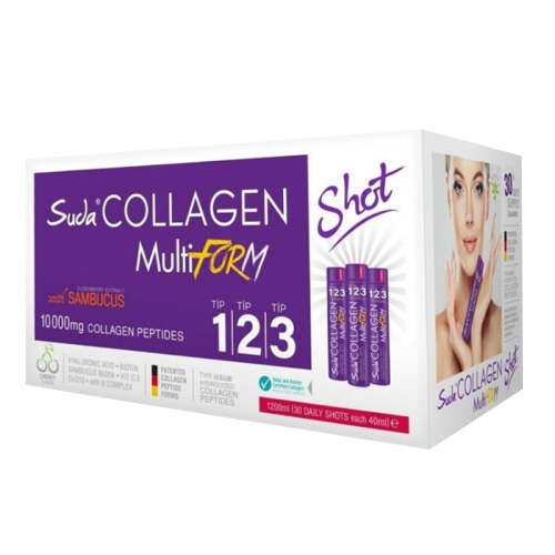 Suda Collagen MultiForm Vişne Aromalı 30 x 40 ml Shot - Suda Collagen