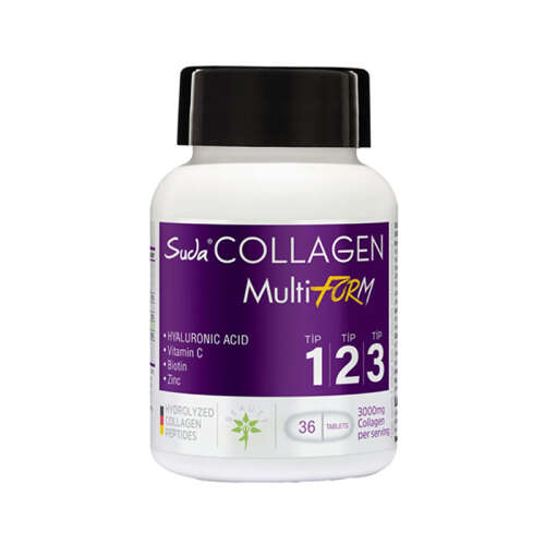 Suda Collagen Mutli Form Tip 1,2,3 Takviye Edici Gıda 36 Tablet - Suda Collagen