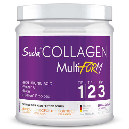 Suda Collagen Multiform Aromasız Kolajen 300 gr - Suda Collagen