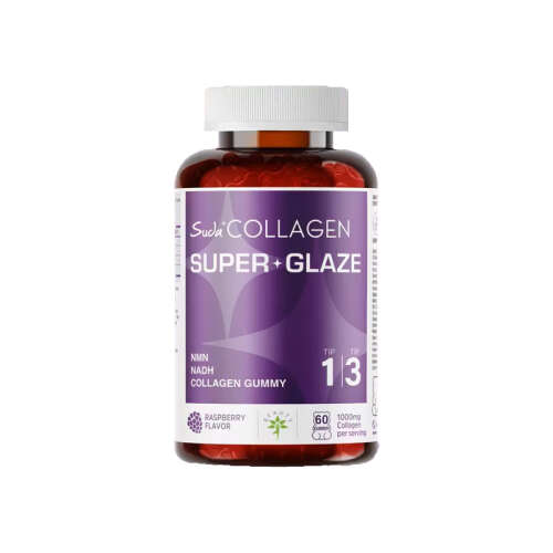 Suda Collagen Super Glaze Tip I-III Kolajen + NMN + NADH 60 Adet Gummy - Suda Collagen