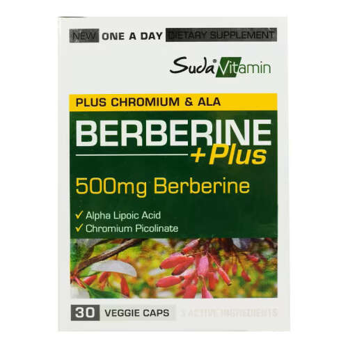 Suda Vitamin Berberine Plus Karamuk Ekstresi 30 Kapsül - Suda Vitamin