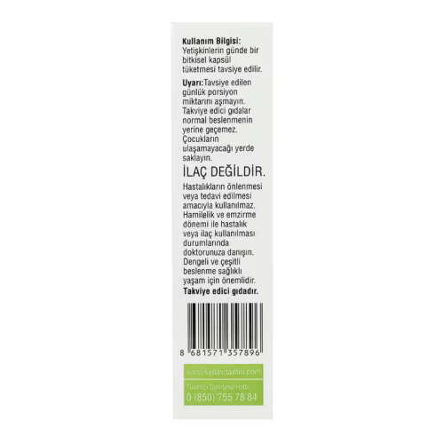 Suda Vitamin Berberine Plus Karamuk Ekstresi 30 Kapsül - 3