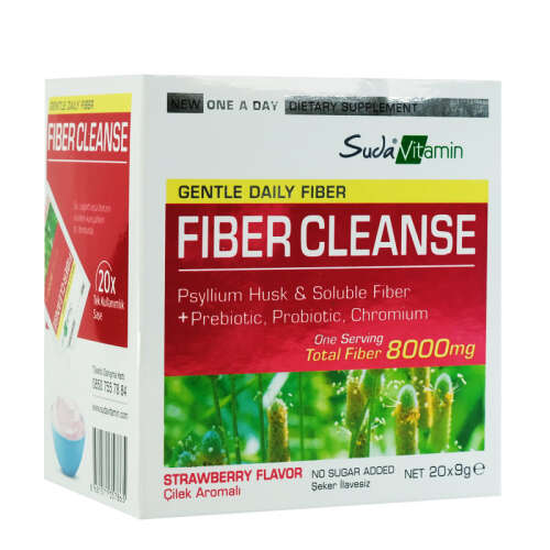 Suda Vitamin Fiber Cleanse Takviye Edici Gıda 20 Saşe - Suda Vitamin