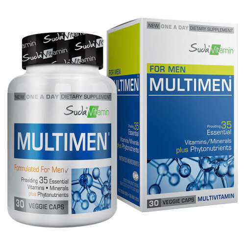 Suda Vitamin For Men Multimen 30 Bitkisel Kapsül - Suda Vitamin