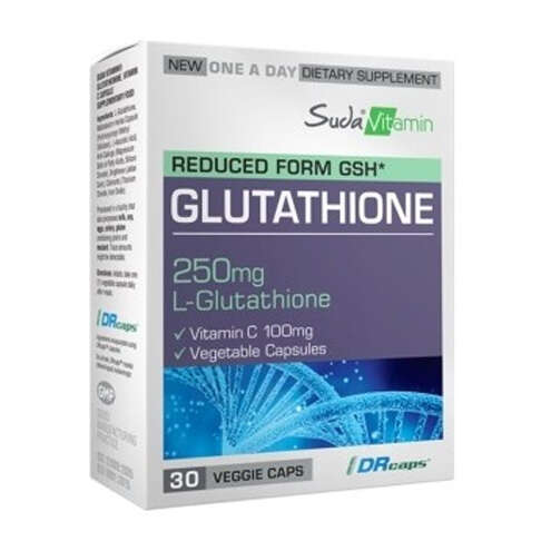 Suda Vitamin Glutathione Takviye Edici Gıda 30 Bitkisel Kapsül - 1
