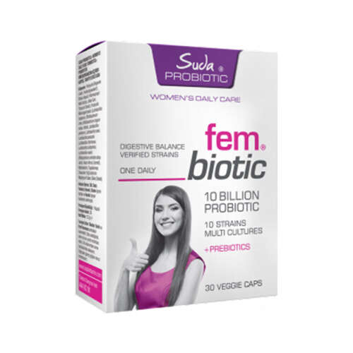 Suda Vitamin Probiotic Womens Daily Care Probiotics 30 Kapsül - Suda Vitamin
