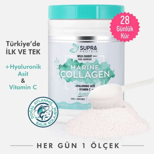 Supra Protein Marine Collagen Toz Takviye Edici Gıda 291,2 gr - 2
