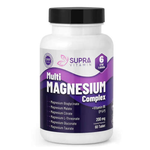 Supra Protein Multi Magnezyum Complex 60 Tablet - Supra Protein