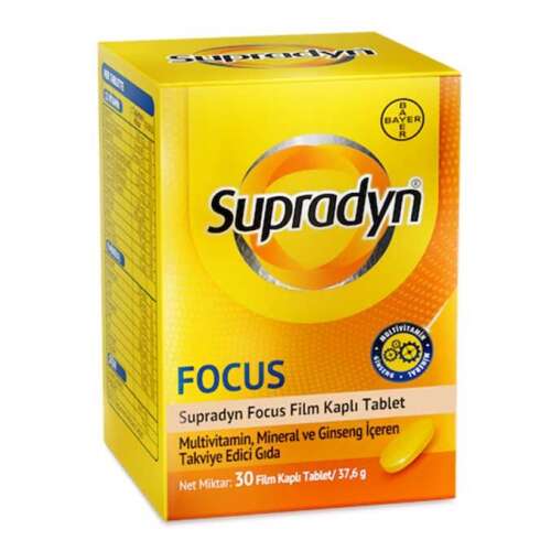 Supradyn Energy Focus 30 Film Kaplı Tablet - Supradyn