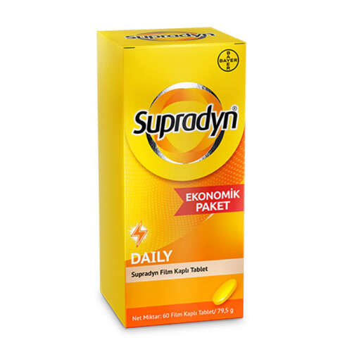 Supradyn Koenzim Q10 İçeren Takviye Edici Gıda 60 Tablet - Supradyn