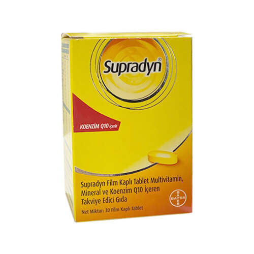 Supradyn Koenzim Q10 Takviye Edici Gıda 30 Tablet - Supradyn