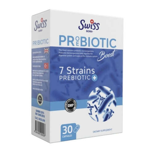 Swiss Bork Probiotic Boost Takviye Edici Gıda 30 Kapsül - Swiss Bork