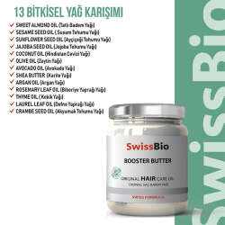 SwissBio Booster Butter Orijinal Saç Bakım Yağı 200 ml - 3