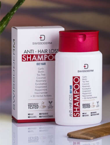 Swissoderm Saç Dökülmesine Karşı Şampuan 300 ml - Yağlı Saç Tipi - 4