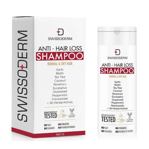 Swissoderm Saç Dökülmesine Karşı Şampuan 50 ml - Normal Kuru Saç Tipi - Swissoderm
