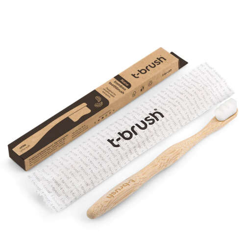 T-Brush Bambu Diş Yumuşak Fırçası Ultra Yumuşak Beyaz - T-Brush