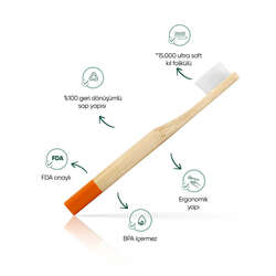 T-Brush Nano Beyaz Çocuk Diş Fırçası Ultra Soft 1 adet