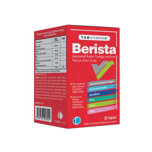 Tab Vitamins Berista 30 Tablet - TAB İlaç Sanayi A.Ş