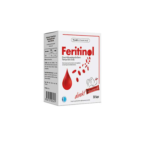 Tabvitamins Feritinol 30 Saşe - TAB İlaç Sanayi A.Ş