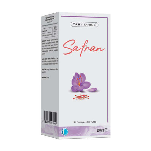 Tabvitamins Safran İçeren Takviye Edici Gıda 200 ml - TAB İlaç Sanayi A.Ş