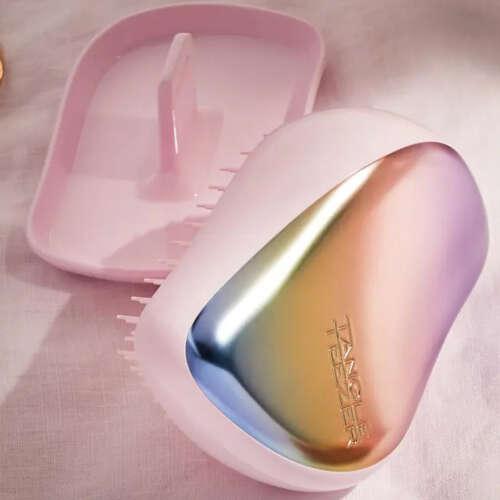 Tangle Teezer Compact Styler Matte Ombre Chrome Saç Fırçası - Düz ve Kıvırcık Saçlar İçin Çanta Boy Tarak - 7