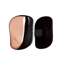 Tangle Teezer Compact Styler Rose Gold Black Saç Fırçası -Kıvırcık ve Düz Saçlar için Seyahat Boy Tarak - 3