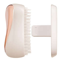 Tangle Teezer Compact Styler Rose Gold Ivory Kapaklı Saç Fırçası - Düz Kıvırcık Saçlar için Seyahat Boy Tarak - 3