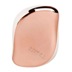 Tangle Teezer Compact Styler Rose Gold Ivory Kapaklı Saç Fırçası - Düz Kıvırcık Saçlar için Seyahat Boy Tarak - 1
