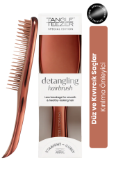 Tangle Teezer Ultimate Detangler Chrome Choc Bronze Islak ve Kuru Düz ve Kıvırcık Saçlar için Saç Fırçası-Tarak - 6