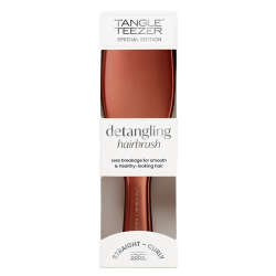 Tangle Teezer Ultimate Detangler Chrome Choc Bronze Islak ve Kuru Düz ve Kıvırcık Saçlar için Saç Fırçası-Tarak - 1